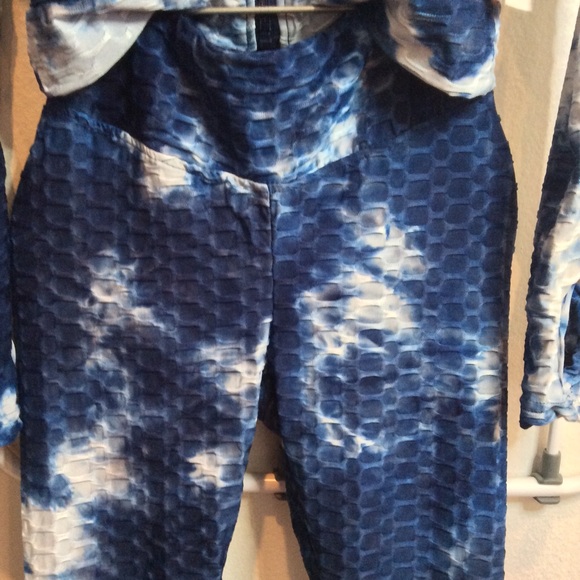 🎉Yes! Navy Blue Crop Top Jogging Set🎉SizeMedium - Picture 5 of 8